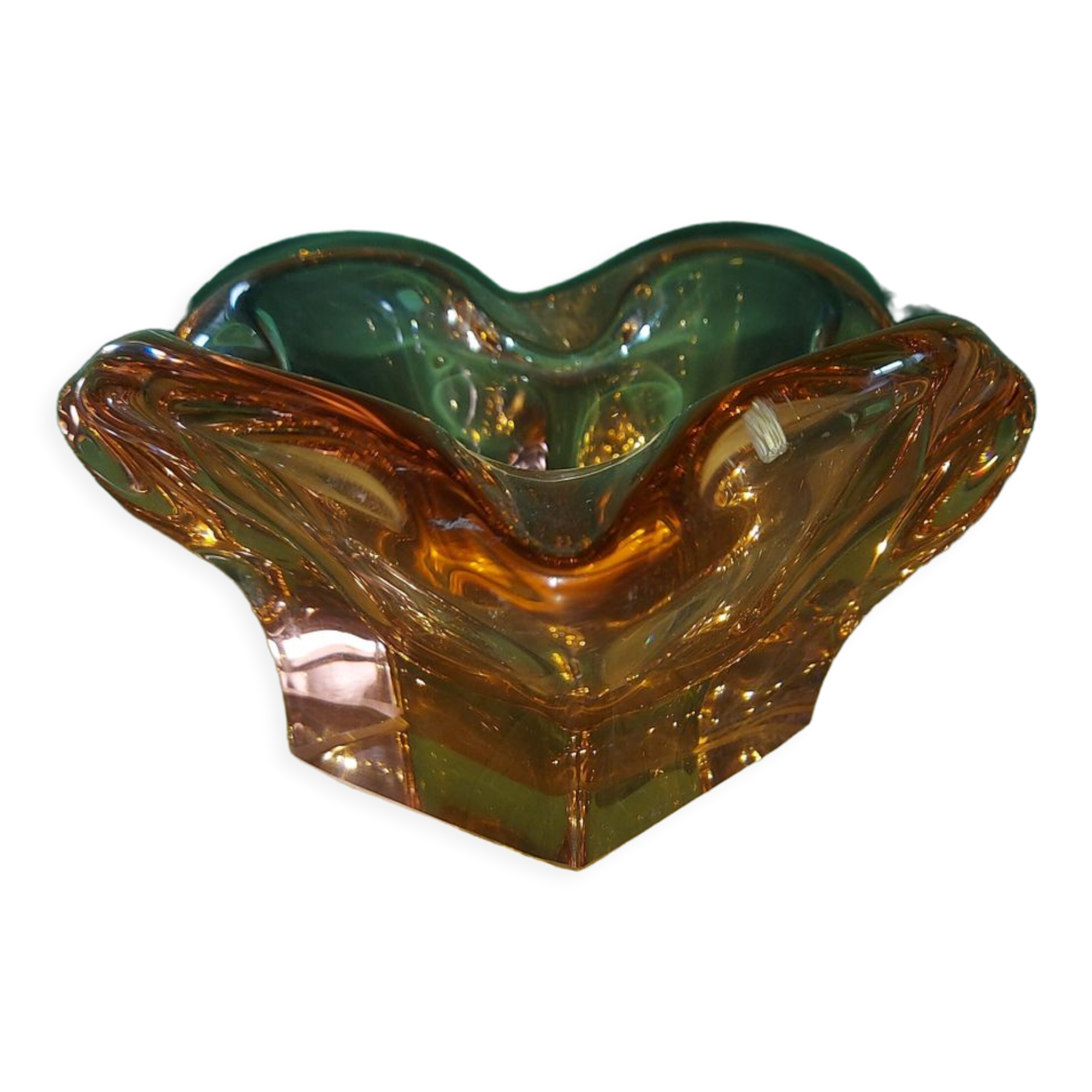 Cendrier vintage en cristal