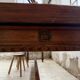 Table XXL noyer massif foncé 3m