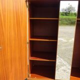 Vintage wardrobe, closet and shelves