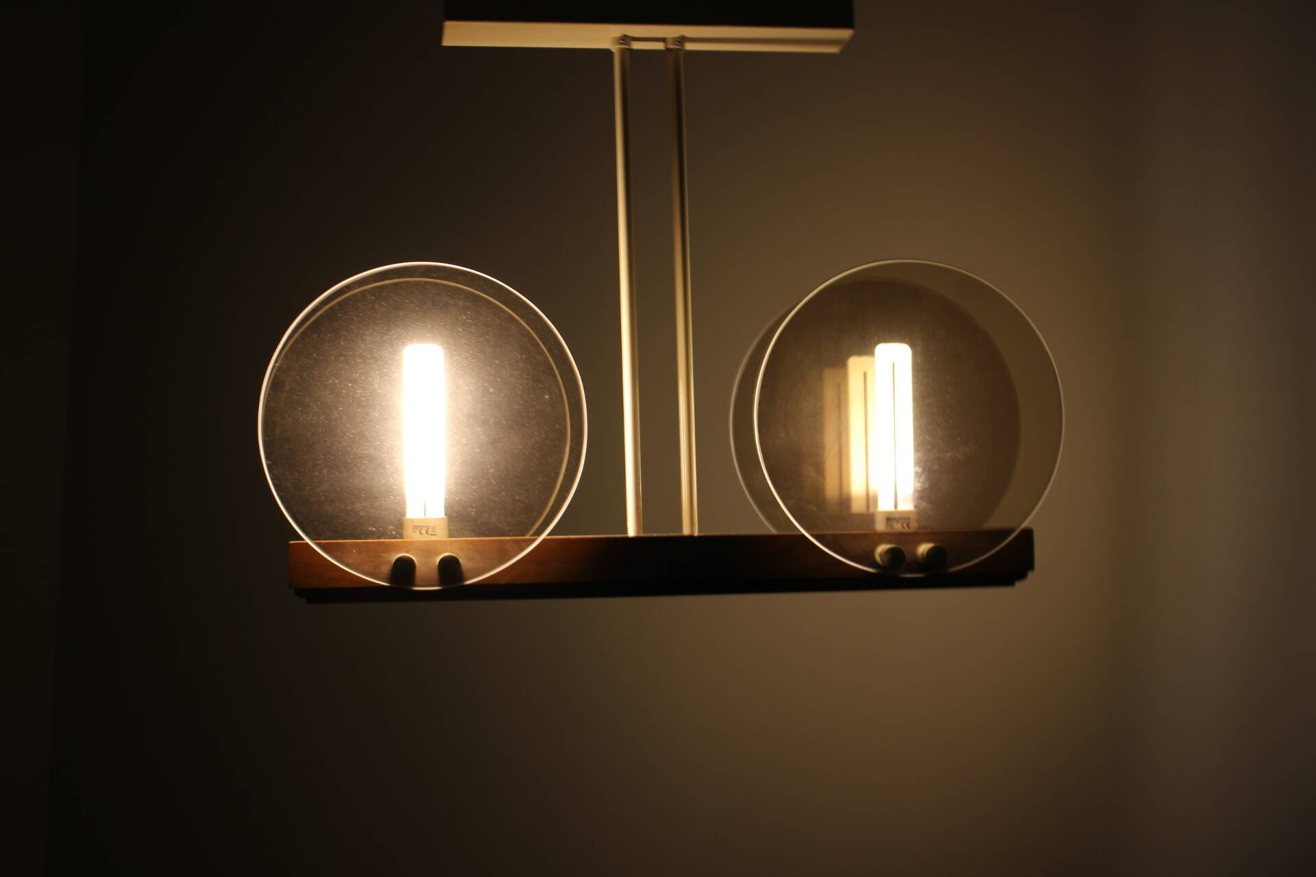 Vintage chandelier by Inva Litomerice, 1980s