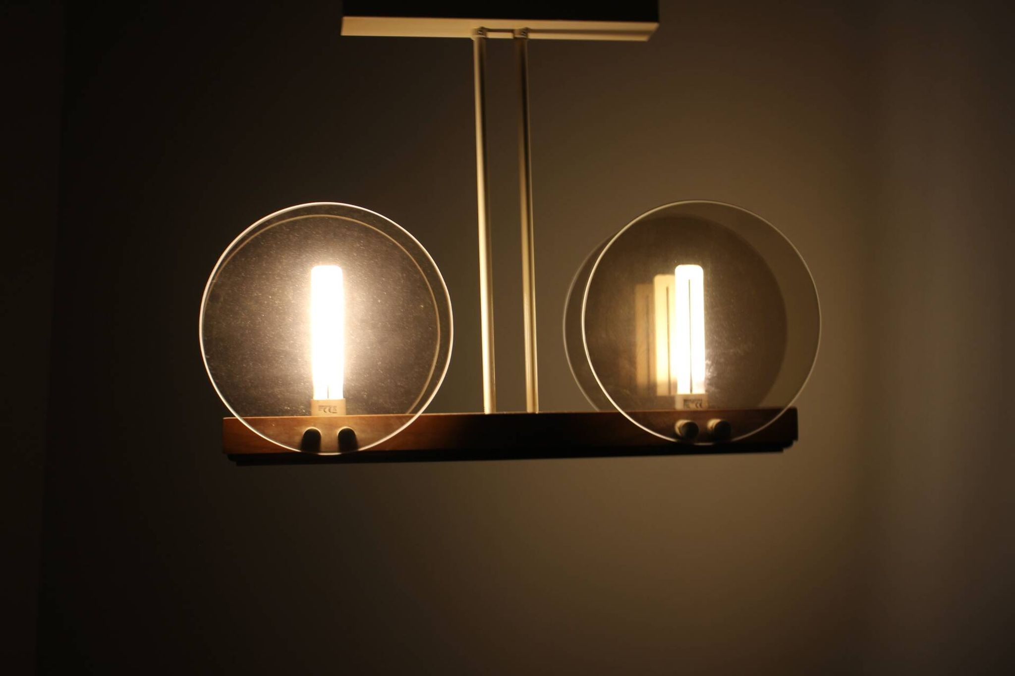 Vintage chandelier by Inva Litomerice, 1980s