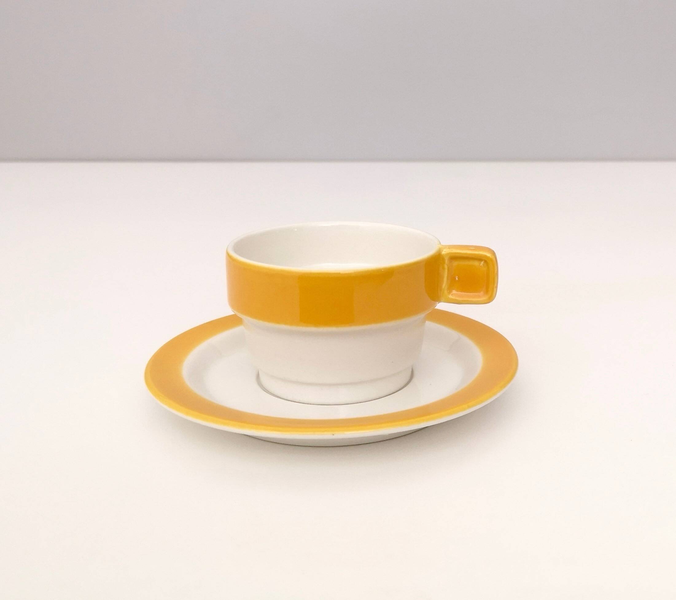 16-Piece Coffee/Teapot Set by Riccardo Schweizer Prod. by Pagnossin Ceramica