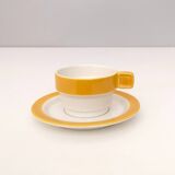 16-Piece Coffee/Teapot Set by Riccardo Schweizer Prod. by Pagnossin Ceramica