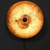 Large Vintage Aluminum Wall Lamp, 70s