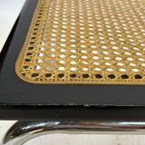 Vintage Cesca chair style b32 model in chrome and black