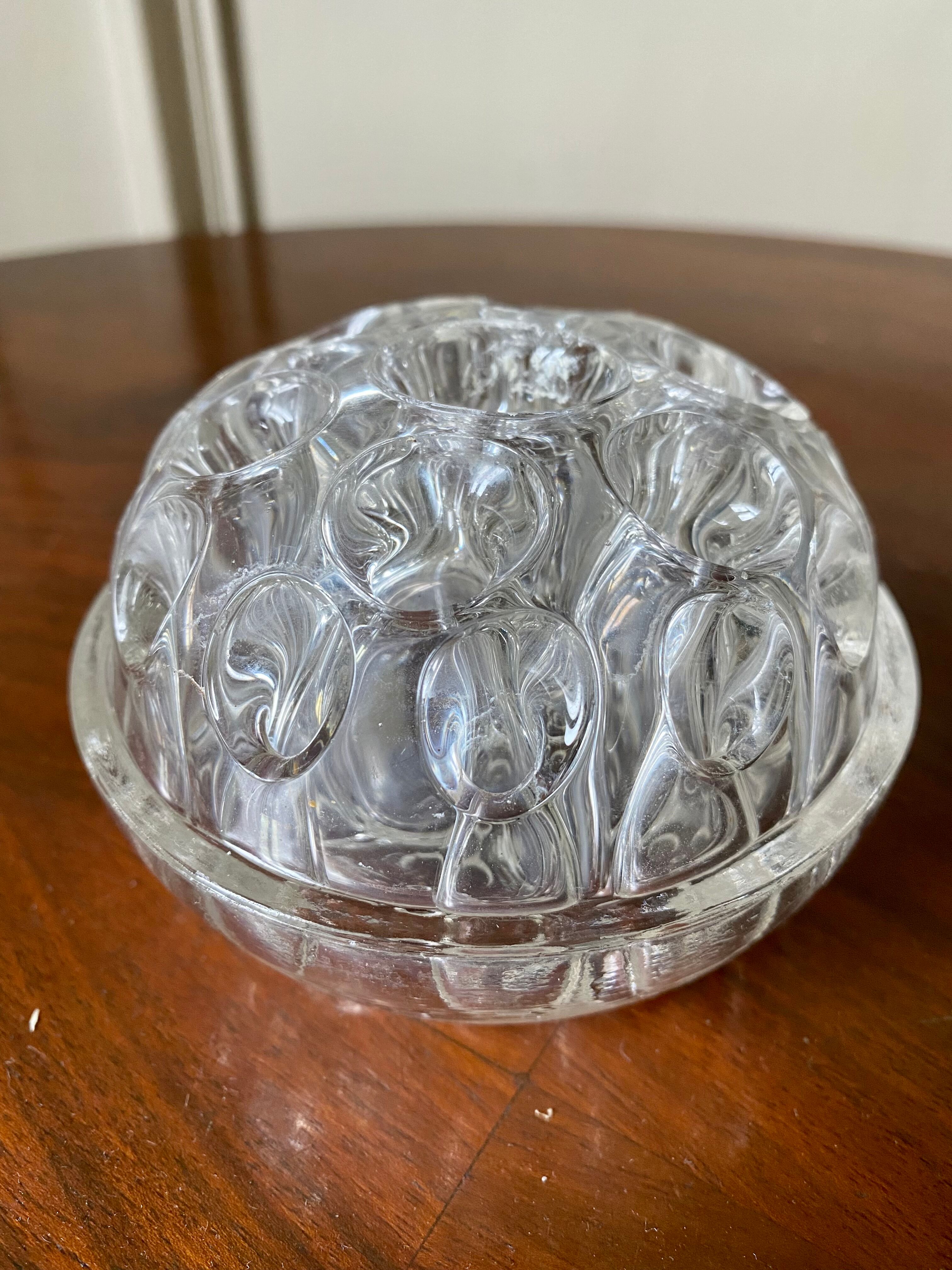 Ancient glass flower spade