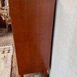 Scandinavian teak secretary cabinet
