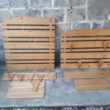Pine wall shelves