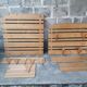 Pine wall shelves