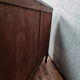 Louis XV Baroque chest of drawers in solid walnut circa 1850-1880