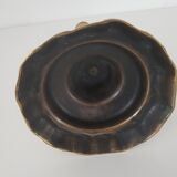 Old brass candlestick