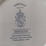 Lunéville plate Chanteclerc model