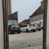 Louis Philippe Napoleon III mirror in decorated gilded wood - 1m70