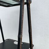 Cendrier on leather stand by Jacques Adnet, 1960