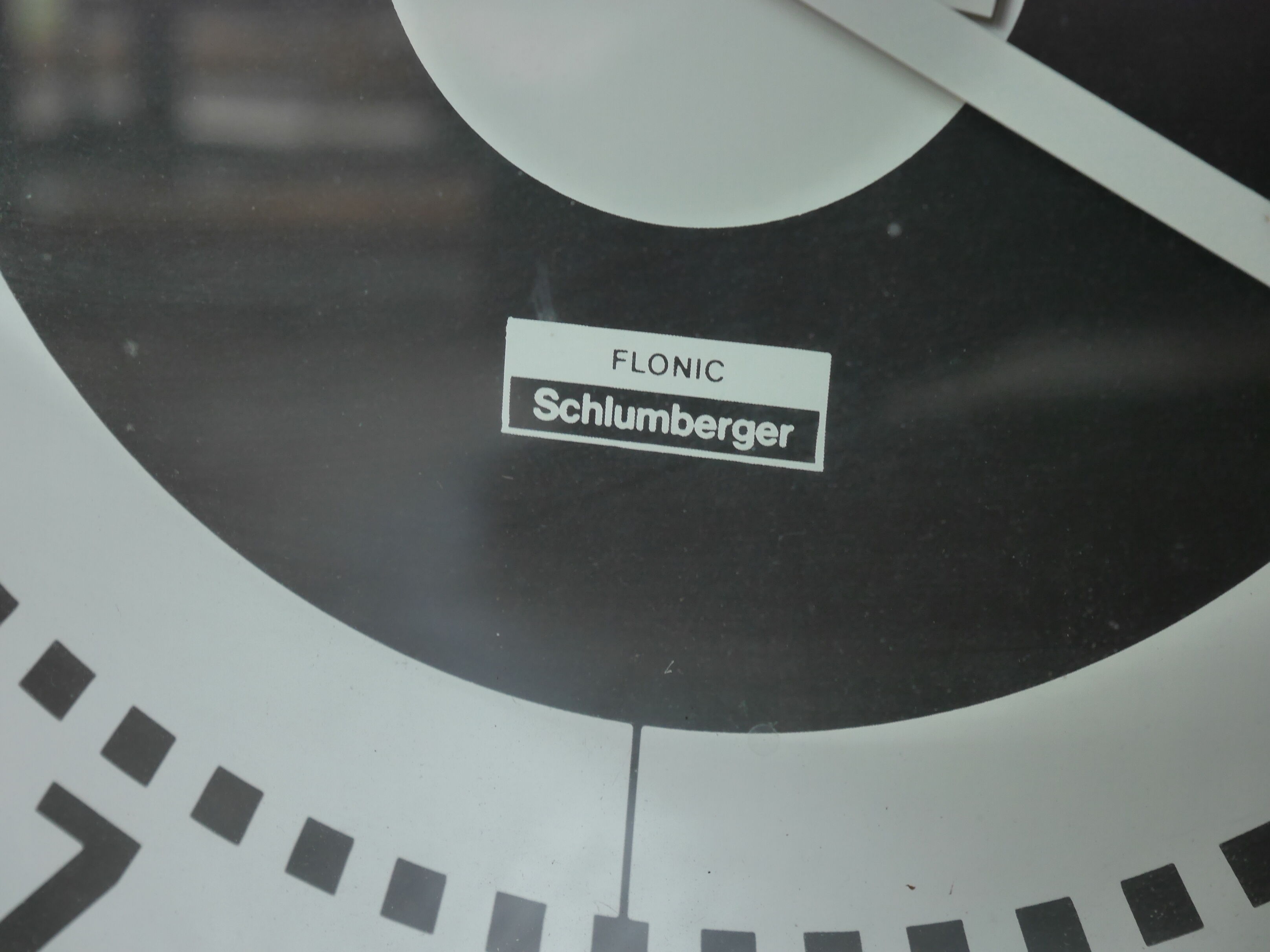 Schlumberger double-sided clock 50/60