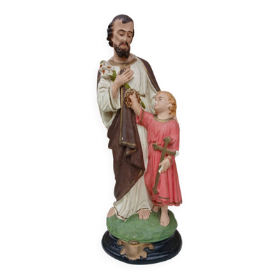 Statue de Saint-Joseph en plâtre