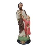 Plaster statue of Saint Joseph