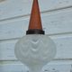 Boomerang Cascade Pendant Chandelier in Teak and Glass from Philips, 1950s