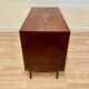 Commode palissandre et métal design 1950.