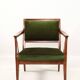 Fauteuil vintage vert moher style éclectique
