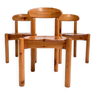 Set of 3 chairs by Rainer Daumiller for Hirtshals Sawmill, 1970s