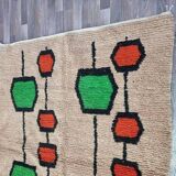 Moroccan rug in natural wool 250cmx150cm