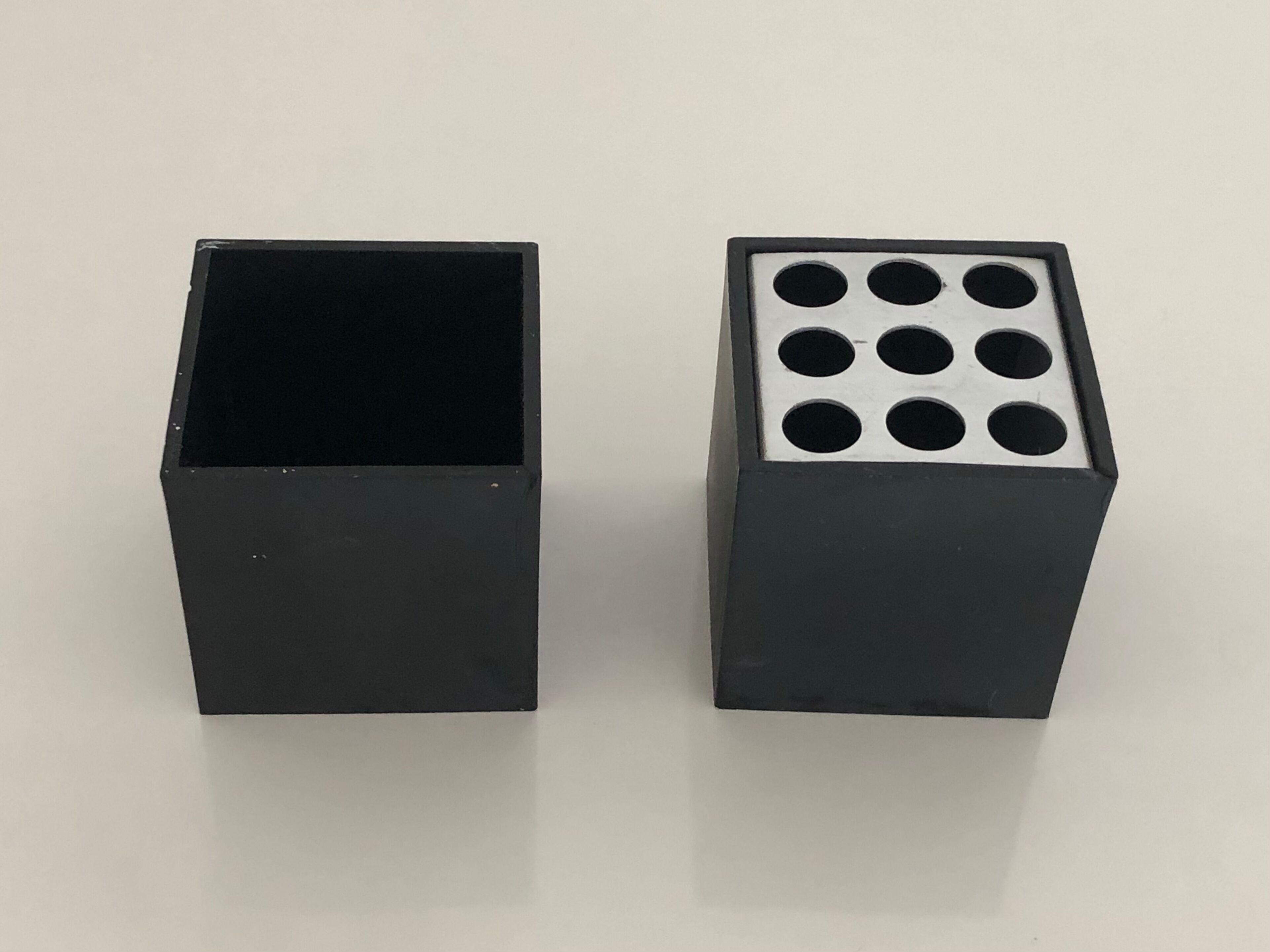 Cubo Office Set by Bruno Munari, Danese Milano Edition, Italy