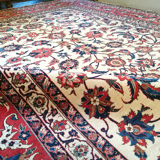 Oriental rug 360x238cm woven hand around 1930