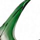 Décoration vintage en verre vert / coupe Braine Le Comte