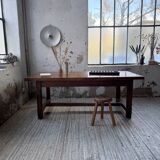 Rustic farmhouse table, solid oak, 2m