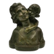 Old sculpture statue bust terracotta maternity mother child art deco 1930