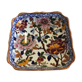 Square plate of Gien model peonies