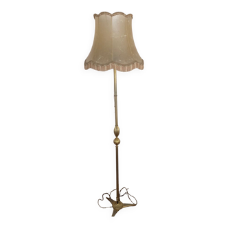 Brass floor lamp