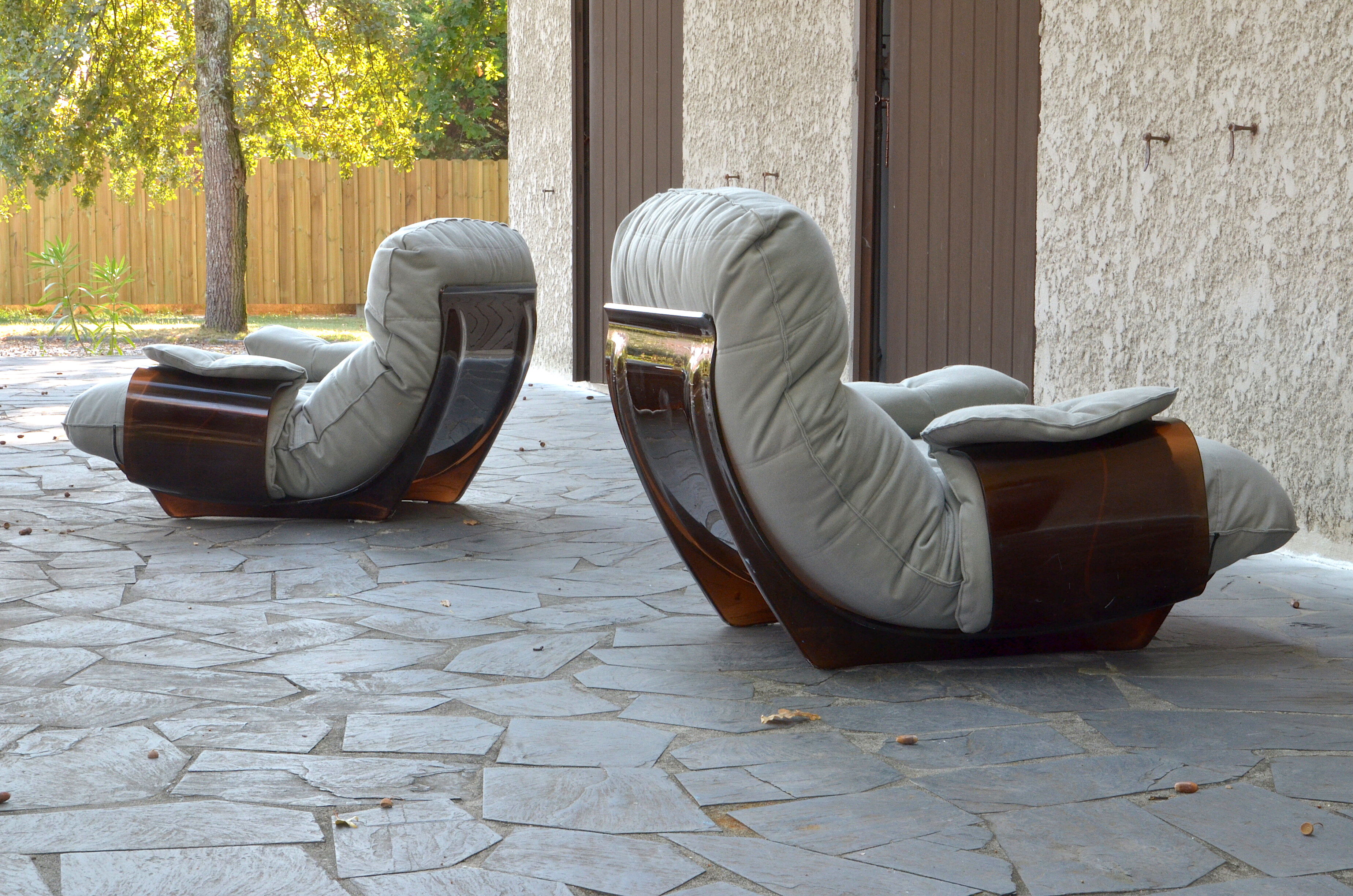 Pair of chairs "Marsala" by Michel Ducaroy for Ligne Roset
