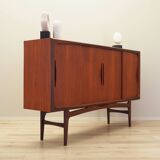 Teak highboard, Danish design, 1970s, production: Denmark