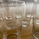 Lot de 6verres anciens à limonade art déco