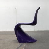 Mid-century Panton side chair set by Verner Panton for Herman Miller, 1960s.