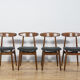 Chaises de salle à manger Mid-Century Modèle 5912 de l'usine de meubles Zamojska, années 1960, ensemble de 4