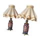 Pair of old Asian lamps