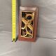 Ancient Carved Wood Panel China Decorated with Gilded Lacquer Flowers Leaf Pomegranate