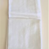 Old linen: 190 cm long cotton bolster case