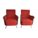Bauhaus Style Steel & Wood Club Chairs, 1940s, Set of 2