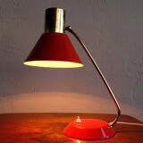 Vintage Red Table Lamp made by AKA Germany, 1960