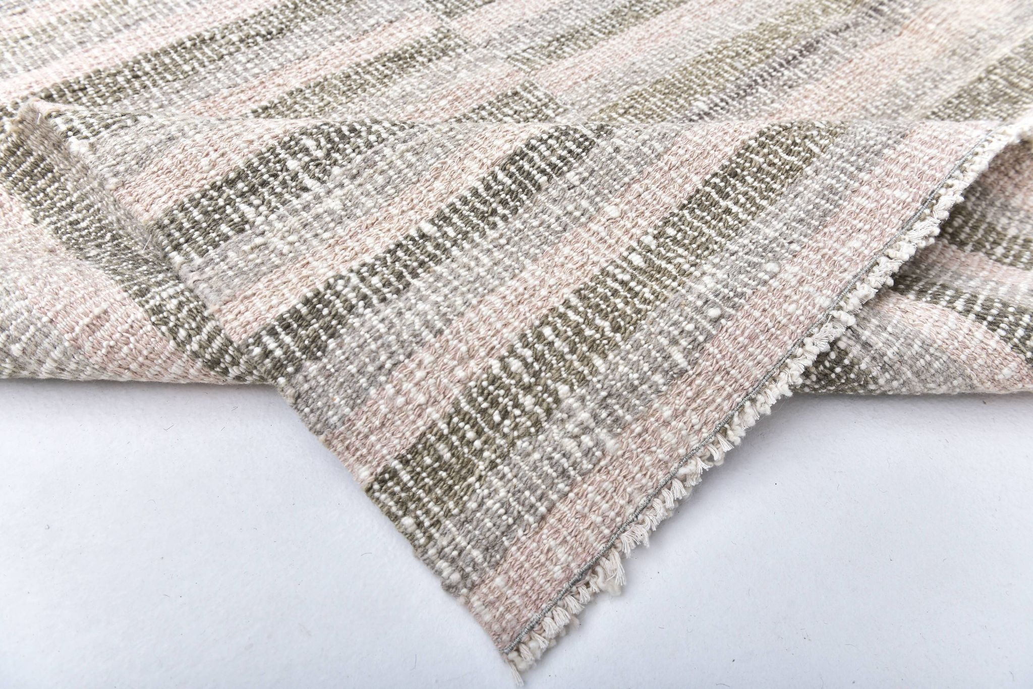 Pastel pink kilim rug, 325x217 cm wool kilim rug, large kilim carpet