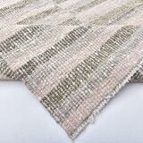 Pastel pink kilim rug, 325x217 cm wool kilim rug, large kilim carpet