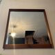 Scandinavian teak mirror from the 1960s-70s
