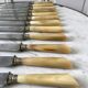 Set of 12 horn knives 50s