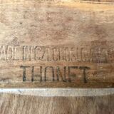 Series of 6 chairs bistro Thonet in light wood