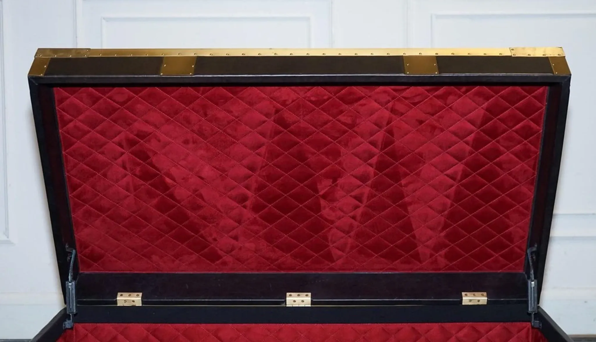 Cumberland Storage Chest with Red Velvet Lining by Timothy Oulton