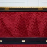 Cumberland Storage Chest with Red Velvet Lining by Timothy Oulton